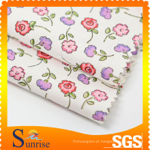 Tecido de algodão e poliéster impressão tecido para vestuário (SRSTC 049)